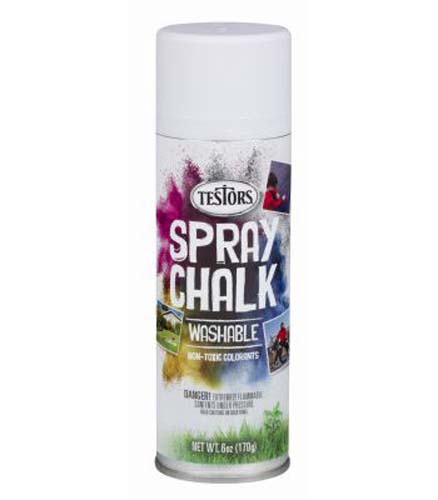 Testors Matte Washable Spray Chalk White 6OZ