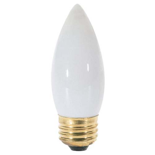 BULBS CHANDELIER 25W WHITE #S373