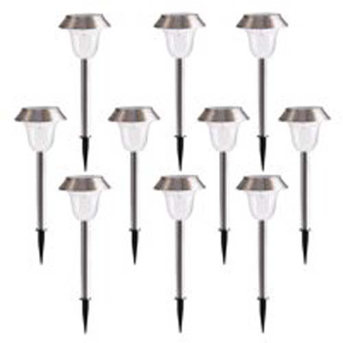 20PC SOLAR PATHWAY LIGHT SS