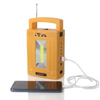 SOLAR LIGHTING SYSTEM W/FM&MP3