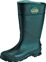 Servus 18821-13 Non-Insulated Knee Boot, #13, Pull On Closure, PVC, Black