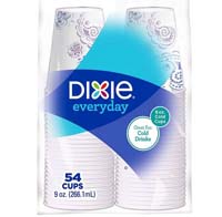 CUP PAPER 9 OZ DIXIE 54 CUPS