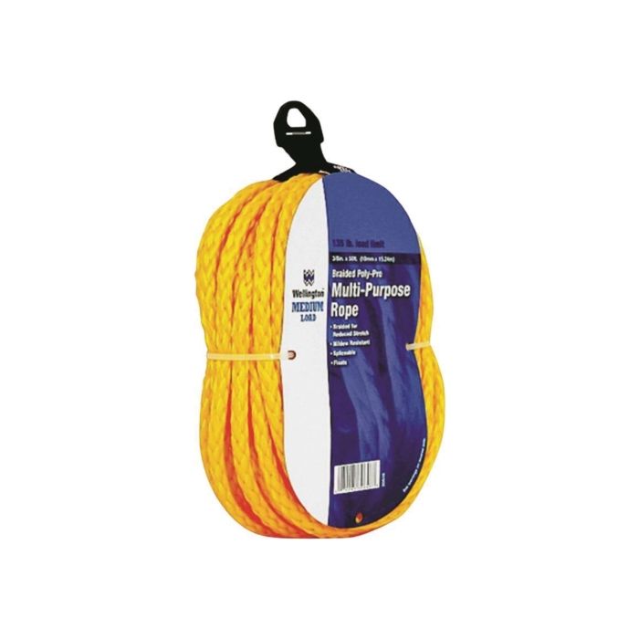 BRAIDED POLY ROPE 3/8 X 50FT