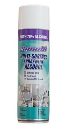 SACATO 70% ALCOHOL SPRAY 13OZ