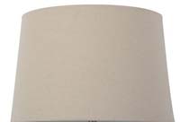 CATALINA LG MOD/DRUM SHADE WHT