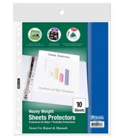 TOP LOADING SHEET PROTECTOR 10PK