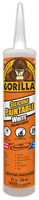 Gorilla 8070002 Silicone Sealant, White, 9 oz Cartridge