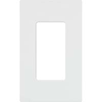 CW WALL PLATE REC POWR SINGLE WH