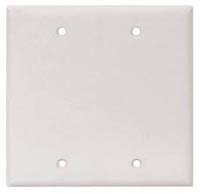 CW WALLPLATE BLANK 2G WHT #2137W