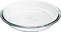 Oneida Oven Basics 82638L11 Pie Plate, 1.5 qt Capacity, Glass, Clear