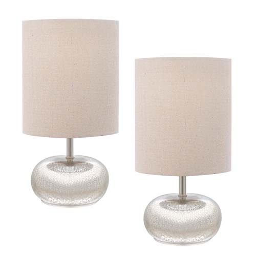 MERCURY GLASS ACCENT LAMPS