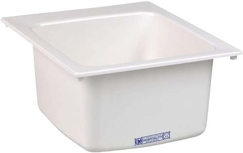 Mustee 11 Utility Sink, 17-Inch x 20-Inch, White