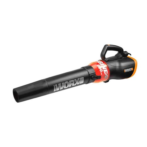 Worx 12-Amp 600-CFM 110-MPH Medium-Duty Corded Electric Leaf Blower