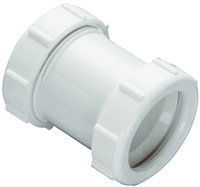 Plumb Pak PP55-4W Sink Drain Coupling, 1-1/2 in Slip Joint, White