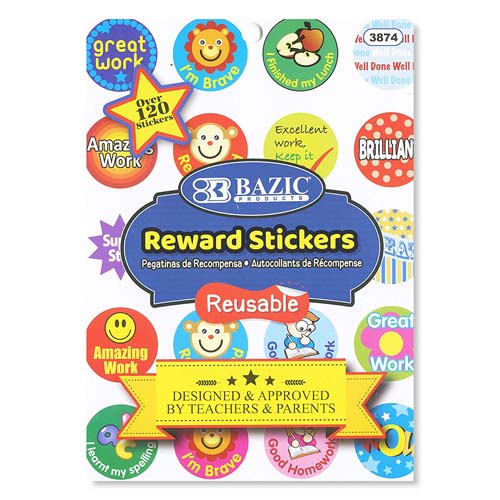 REWARD PLASTIC STICKER BOOK