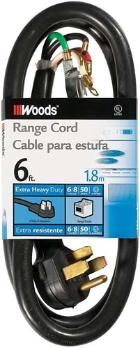 WOODS RANGE CORD 50A 6/2-8/2 6FT