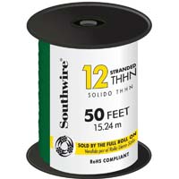 WIRE 12 STR THHN GRN 50FT SPL