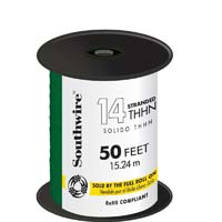 WIRE 14 GREEN 50FT STR THHN