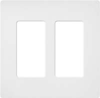 CW WALLPLATE 2G SW/RECEPT #2158V