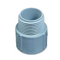 CA 4" MALE  ADAPTER PVC 40