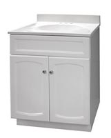 Foremost Heartland HEW2418 Bathroom Vanity Combo, White, Plywood