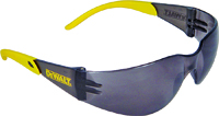 DeWALT DPG54-2C Safety Glasses, Plastic Frame, Black/Yellow Frame