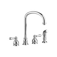 HAMPTON 2H KITCHEN FAUCET CHROME