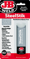 J-B WELD 8267 Steel-Reinforced Epoxy Putty Stick, Black/Dark Gray, 2 oz