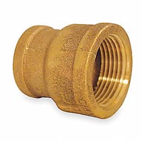 COUPLING BRASS 3/4X3/8