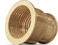 COUPLING BRASS 1 1/4X3/4 #454-06