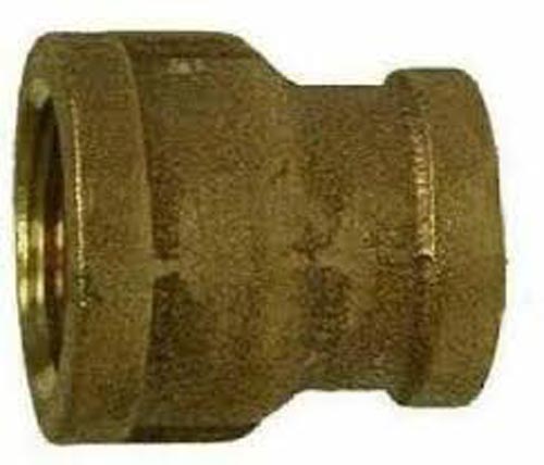 COUPLING BRASS 3/4X1/2 #454-043