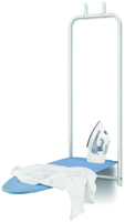 Honey-Can-Do BRD-01350 Ironing Board, 42 in L x 14 in W Board, Blue/White