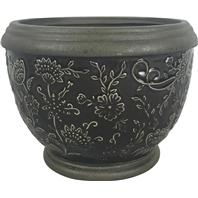 6" GRACIE PLANTER DEEP GRAY