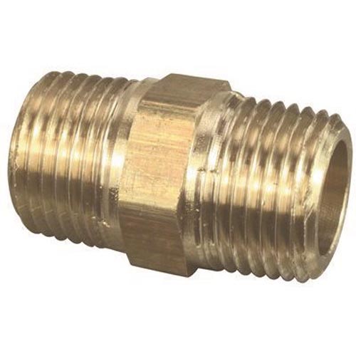 HEX NIPPLE BRASS 1/8X1/8 122-2