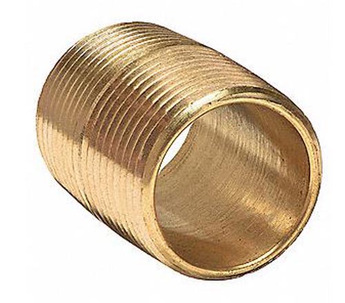 NIPPLE BRASS 1/8XCLOSE #460-001