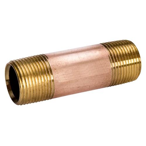 NIPPLE BRASS 1/4XCLOSE #461-001