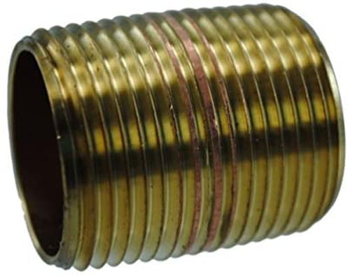 NIPPLE BRASS 1 1/4XCLOSE #466-00