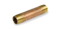 NIPPLE BRASS 2 1/2 X 4