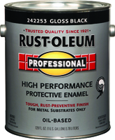 RUST-OLEUM PROFESSIONAL 242253 High Performance Protective Enamel, Black,