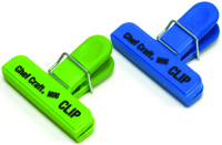 Chef Craft 21806 Bag Clip Set, Blue/Green, 2