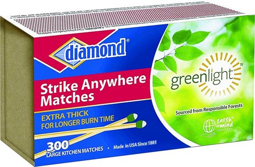 DIAMOND MATCHES STRIKE ANYWHERE