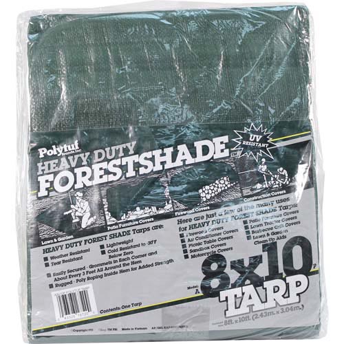 TARPAULIN 8X 10 GREEN