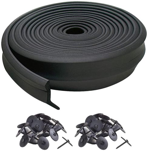 MD GARAGE DOOR SEAL BLACK