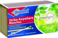 DIAMOND MATCHES STRIKE ANYWHERE