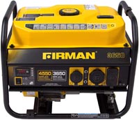 Firman P03601 4550/3650 Watt Recoil Start Gas Portable Generator