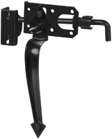 NATIONAL DOOR/GATE LATCH BLK 3IN