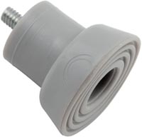 NATIONAL DOOR STOP TIP GRAY