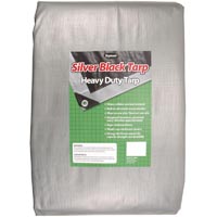 TARPAULIN 20X 30 SILVER/BLACK