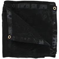 TARPAULIN MESH 10 X 12 BLACK