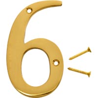 HY-KO 4 POLISHED BRASS NUMBER 6